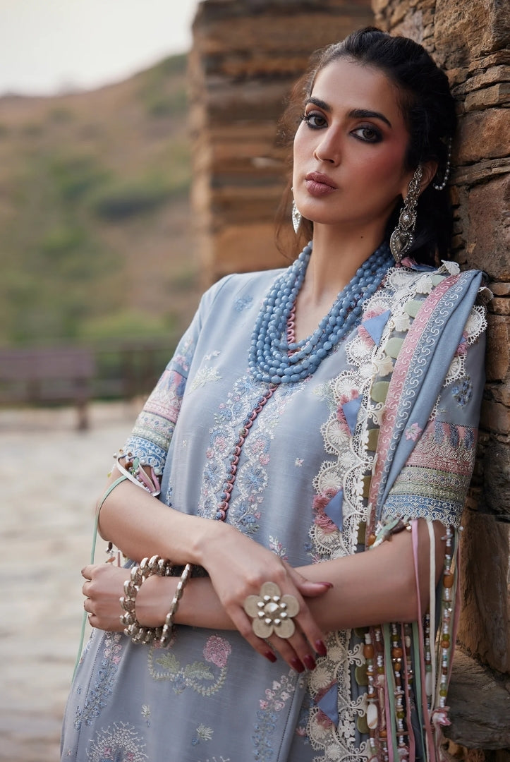 3 Piece Stitched Embroidered Suits From Elan Winter'24 Collection - SERAPHINA