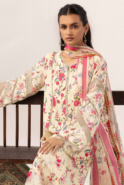 3 Piece Stitched Embroidered Digital Printed Suits Collection From Abeera By Johra - 08