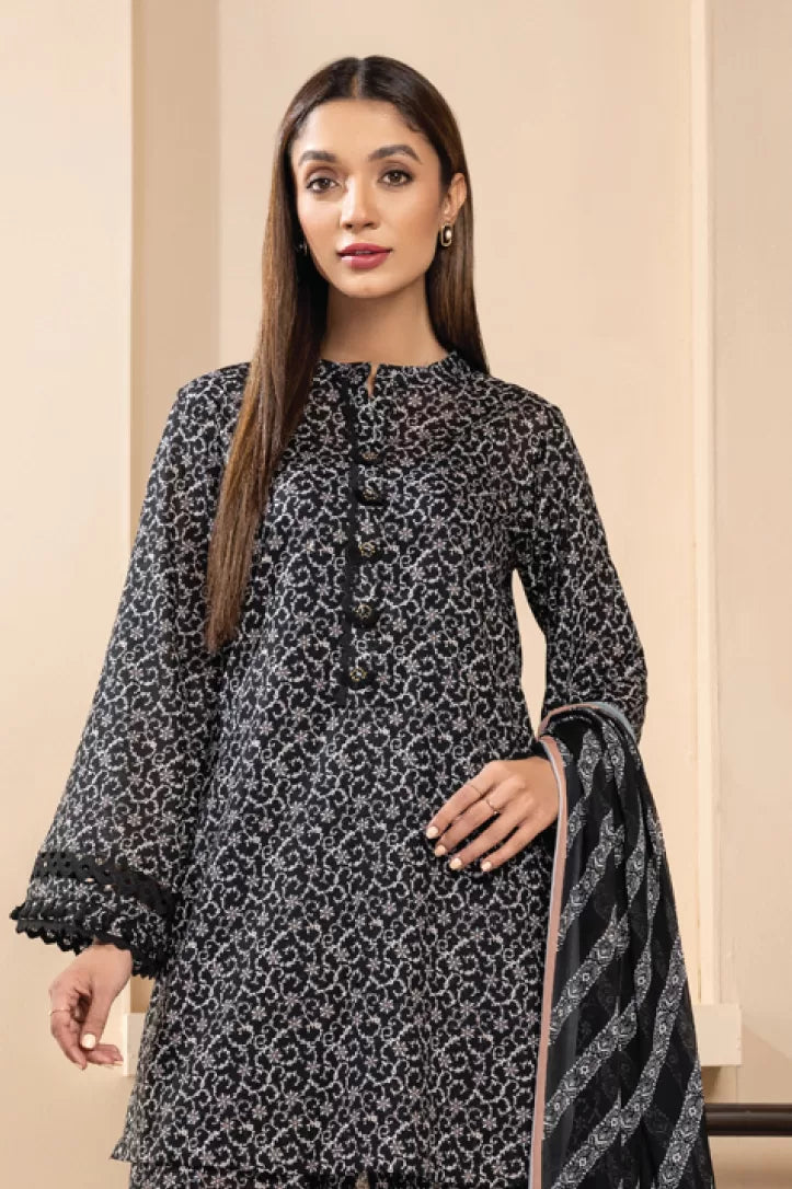 2 Piece Stitched Printed Lawn Suit By Limelight - 20