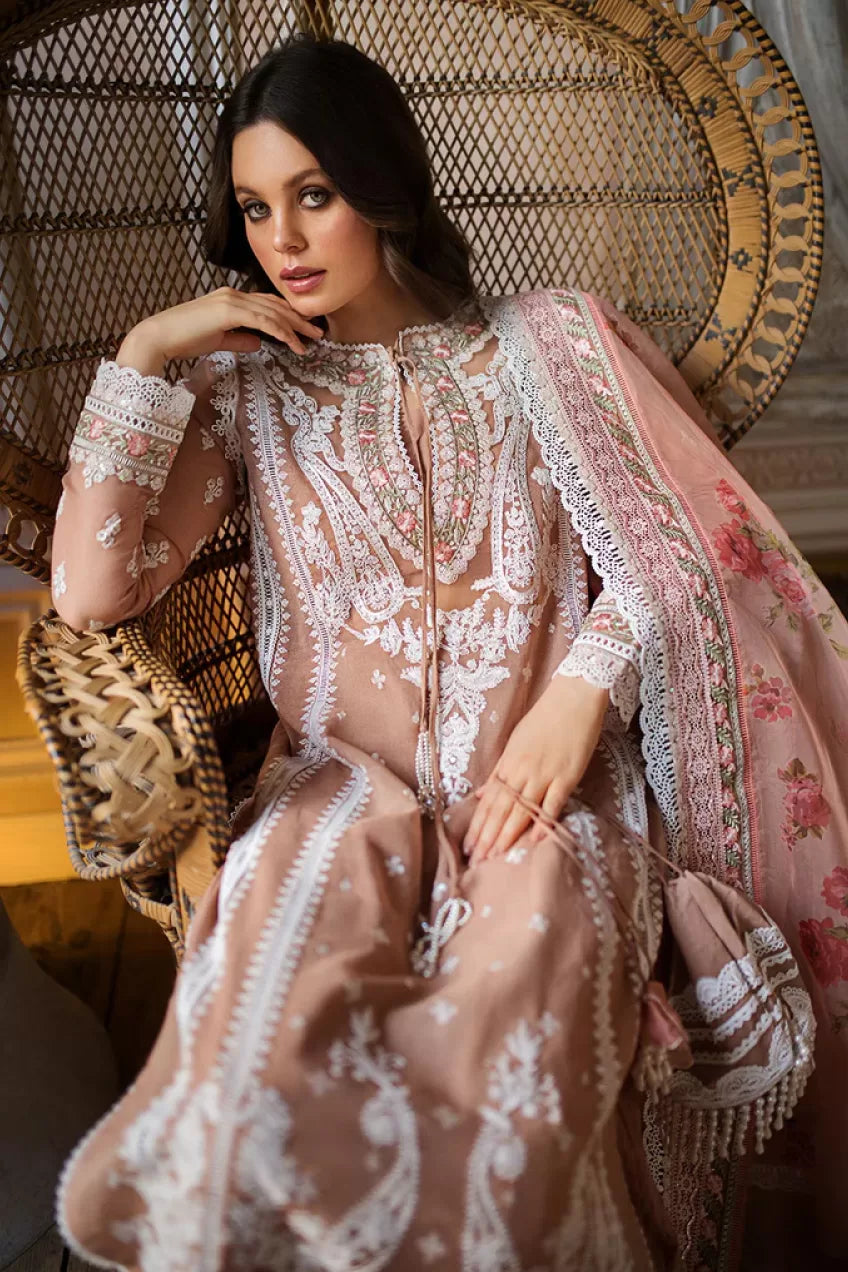 3 Piece Stitched Suit Luxury Lawn By Sobia Nazir - AN-00714