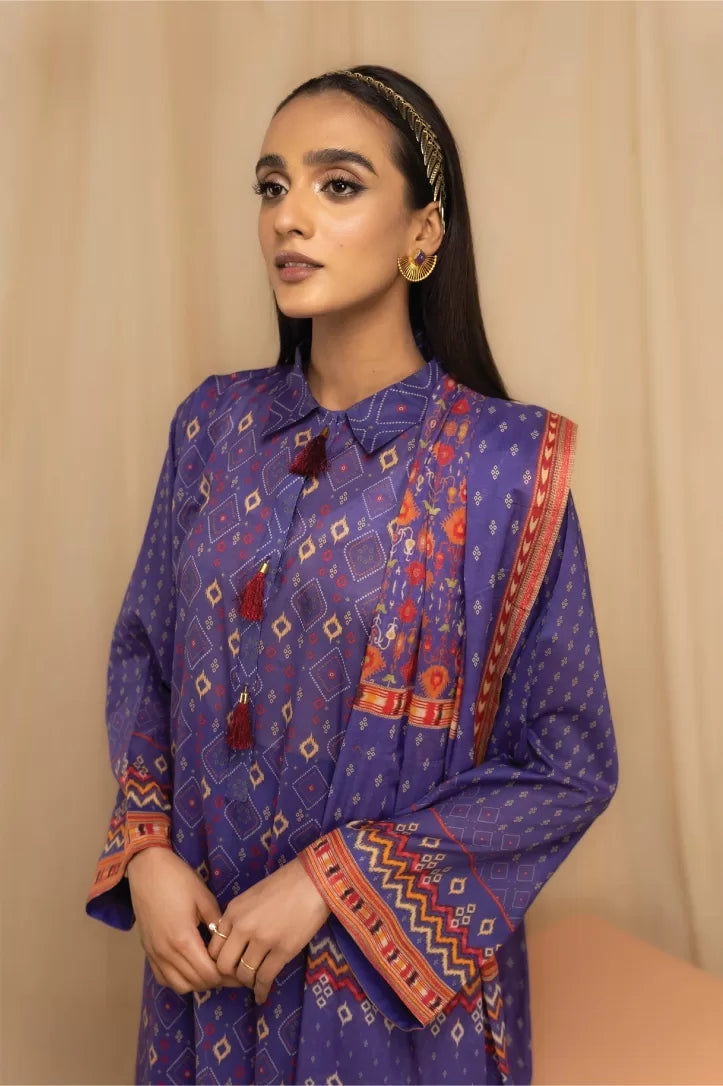 3 Piece Stitched Suit By LSM Komal Lakhany - AN-00773