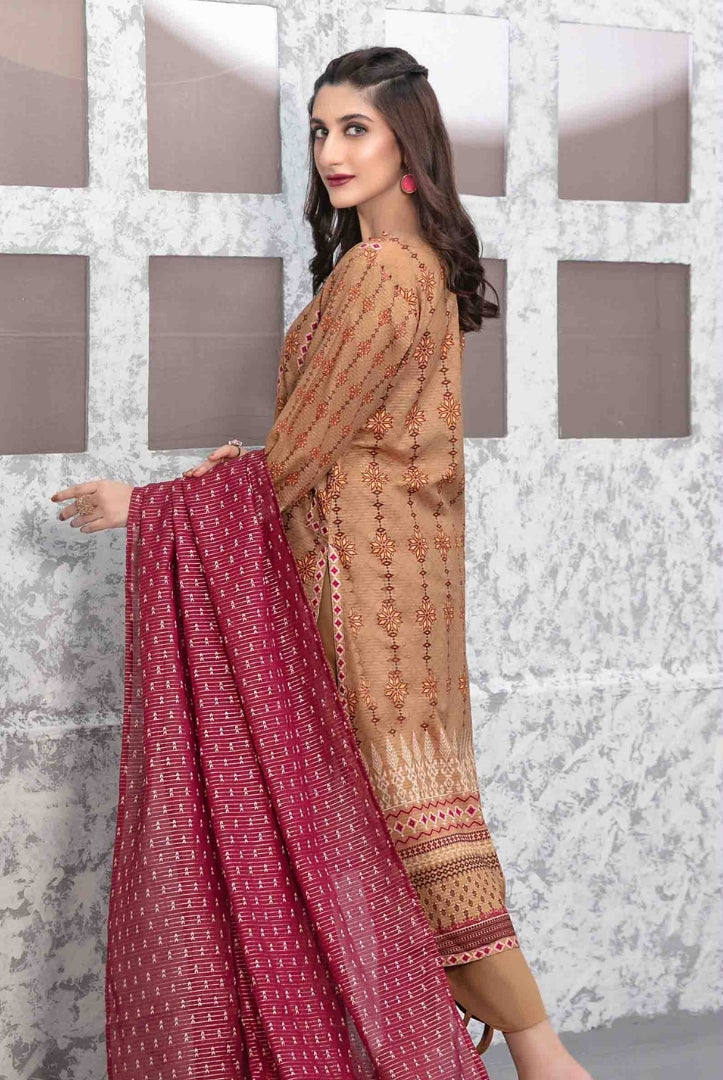 Tawakkal Milan 3 Piece Stitched Suit - 09