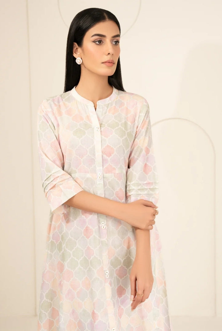 2 Pc Stitched Printed Lawn Suit By Limelight Summer Collection - 09