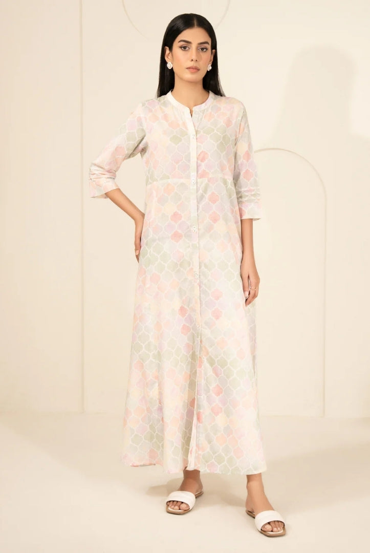 2 Pc Stitched Printed Lawn Suit By Limelight Summer Collection - 09