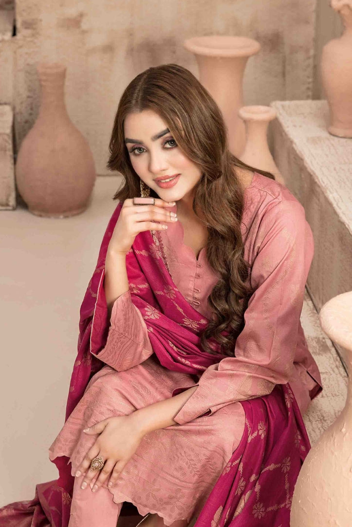 Dardina By Tawakkal 3 Piece Stitched Broshia Banarsi Lawn Suit - 09