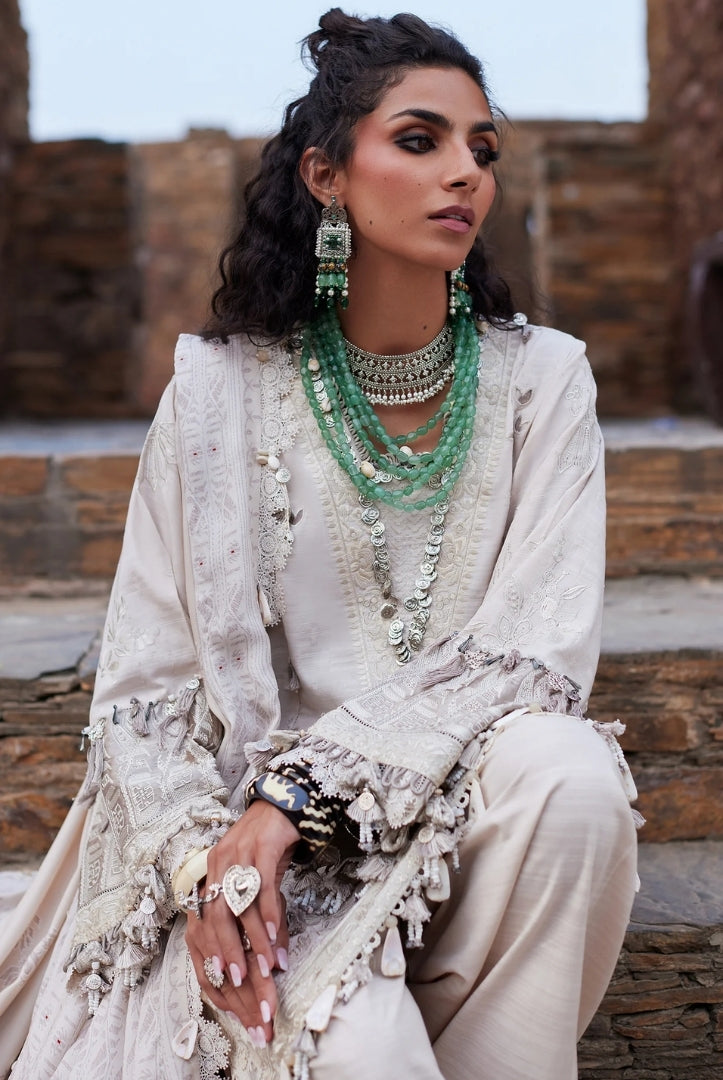 3 Piece Stitched Embroidered Suits From Elan Winter'24 Collection - THALINA