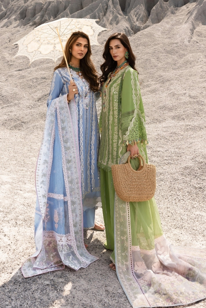 Saira Shakira 3 Piece Luxury Lawn Collection'25-NADINE-B