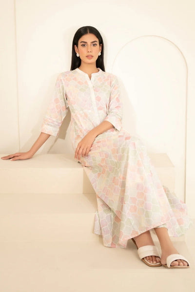 2 Pc Stitched Printed Lawn Suit By Limelight Summer Collection - 09