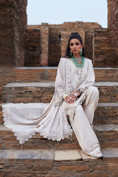 3 Piece Stitched Embroidered Suits From Elan Winter'24 Collection - THALINA