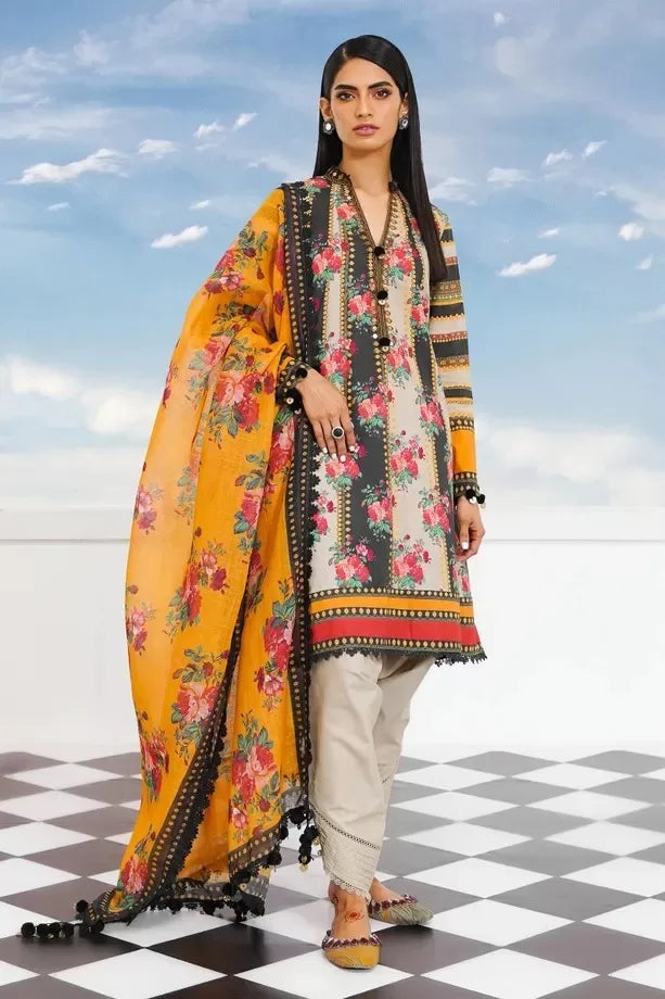 3 Piece Stitched Suit By Sana Safinaz Mahay - 47