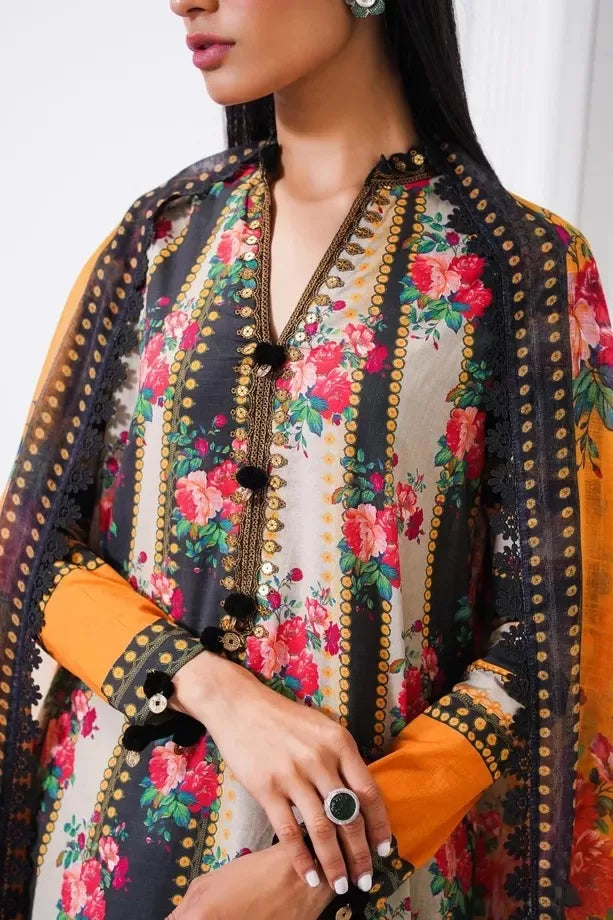 3 Piece Stitched Suit By Sana Safinaz Mahay - 47