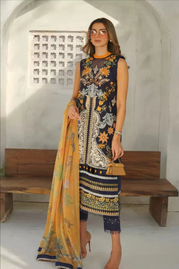 Aleyna By Asifa & Nabeel 3 Piece Stitched Suit - 06