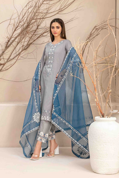 Mahlaa Vol'1 By Tawakkal Pret 3 Piece Stitched Embroidered Lawn Suit - 02