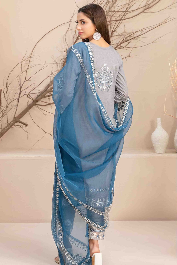 Mahlaa Vol'1 By Tawakkal Pret 3 Piece Stitched Embroidered Lawn Suit - 02