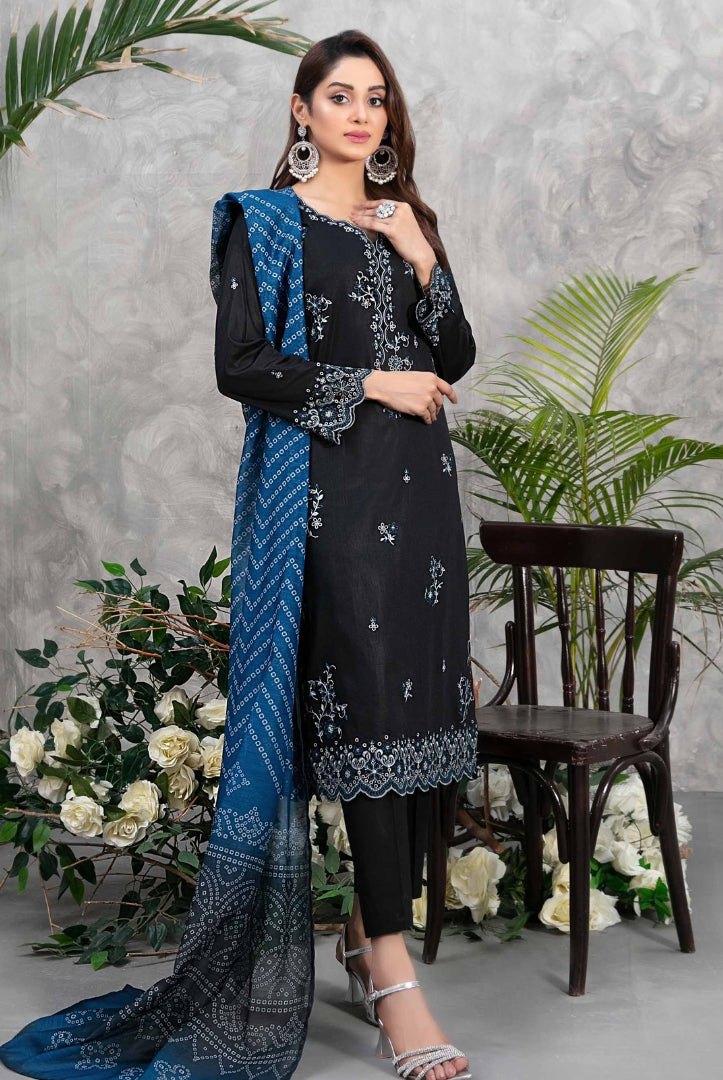 Aarah By Tawakkal Pret 3 Piece Stitched Fancy Embroidered Lawn Suit - 02