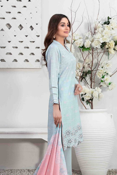 Tanzil By Tawakkal Pret 3 Piece Stitched Embroidered Lawn Suit - 04