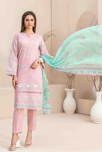 Mahlaa Vol'1 By Tawakkal Pret 3 Piece Stitched Embroidered Lawn Suit - 05