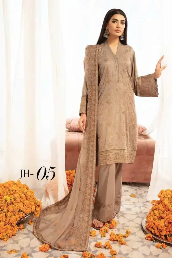 Johra Chaap 3 Piece Stitched Suit – 02