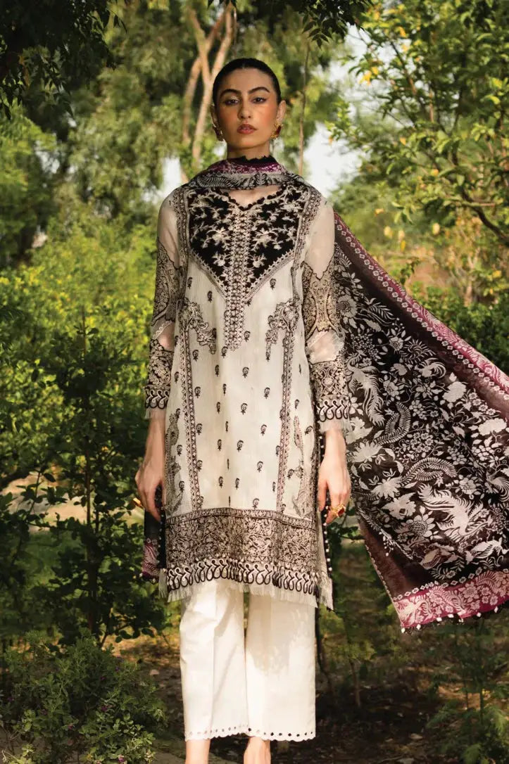 Muzlin By Sana Safinaz 3 Piece Stitched Suit - 06