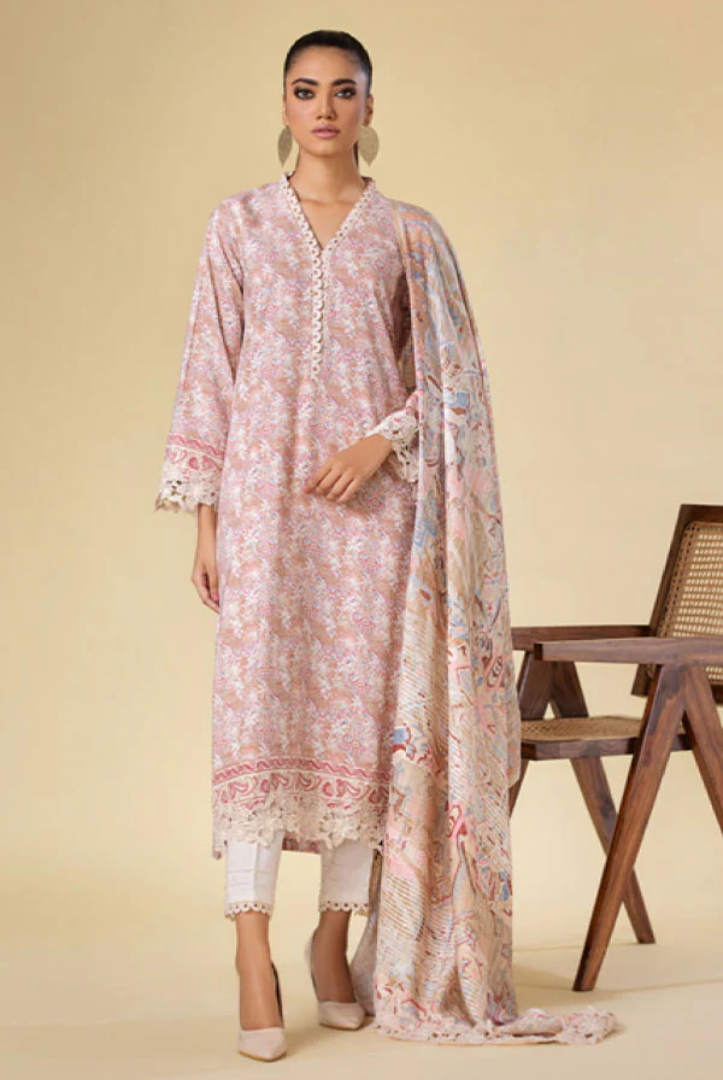 Tehzeeb Riaz 3 Piece Stitched Suit – 02