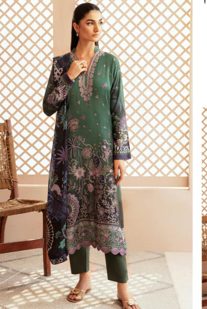 3 Piece Stitched RIWAJ  by Ramsha  Viscose Collection  Vol-03  J-307