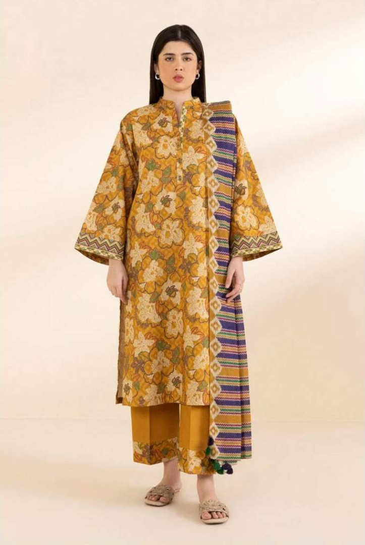 3 Piece Stitched  Printed Lawn Suit  by SAPPHIRE Vol-3 - 03