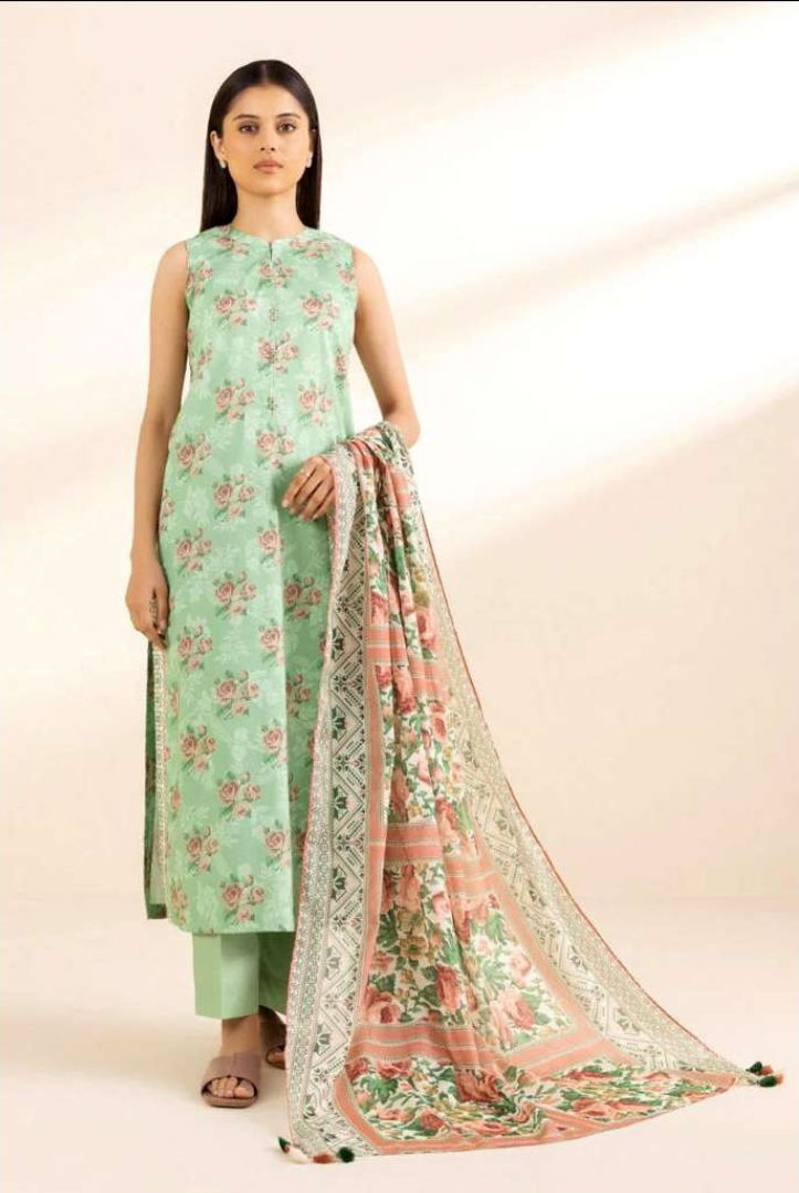 3 Piece Stitched  Printed Lawn Suit  by SAPPHIRE Vol-3 - 10