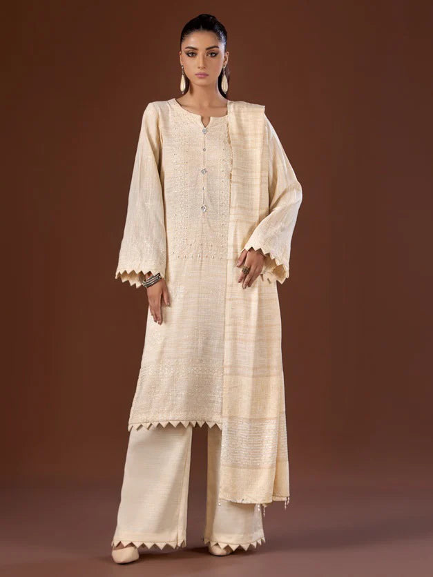 Tehzeeb By Riaz Arts 3 Piece Stitched Suit – 01