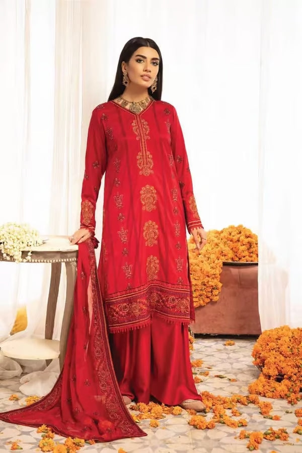 Johra Chaap 3 Piece Stitched Suit – 09