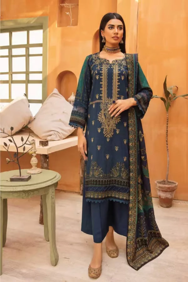 Zarqoon By Johra 3 Piece Stitched Suit – 10