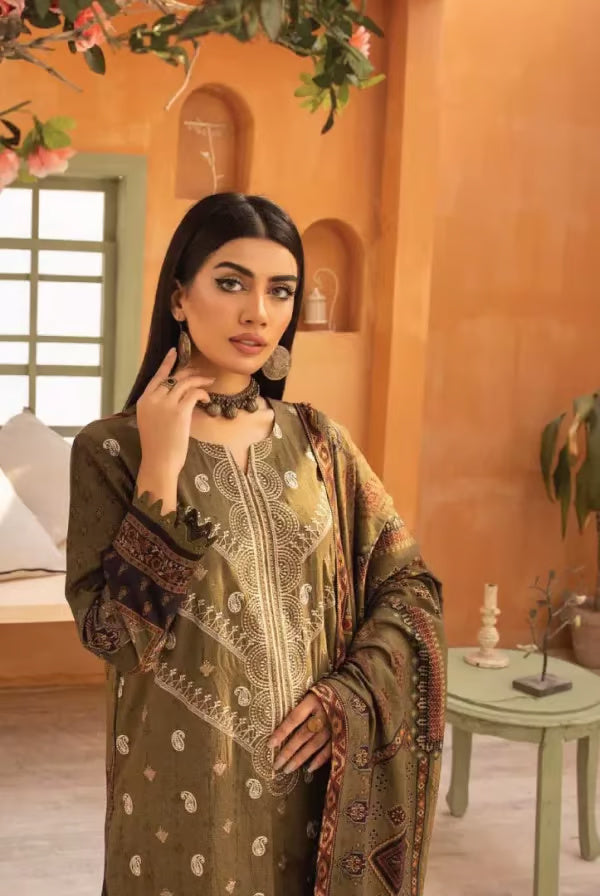 Zarqoon By Johra 3 Piece Stitched Suit – 02