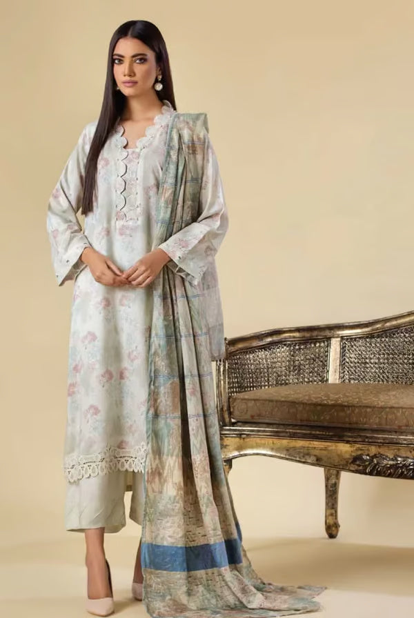 Tehzeeb Riaz 3 Piece Stitched Suit – 11