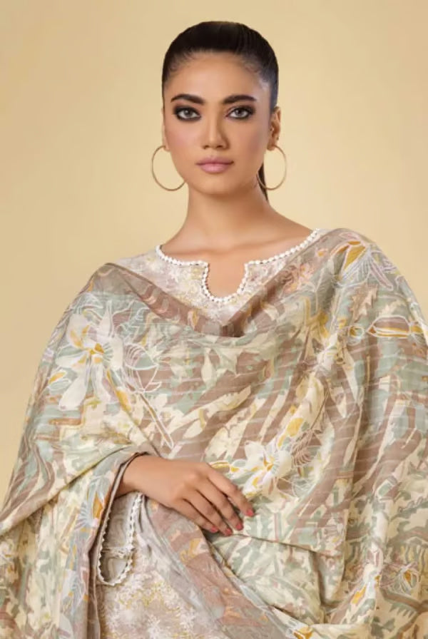 Tehzeeb Riaz 3 Piece Stitched Suit – 09