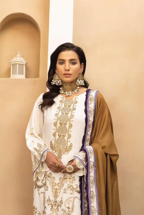 3 Piece Stitched Suits By Johra Arzin - 07