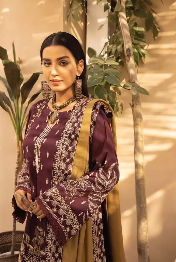 3 Piece Stitched Suits By Johra Arzin - 03