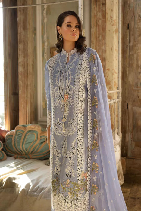 3 Piece Stitched Suit Luxury Lawn By Sobia Nazir - AN-00718