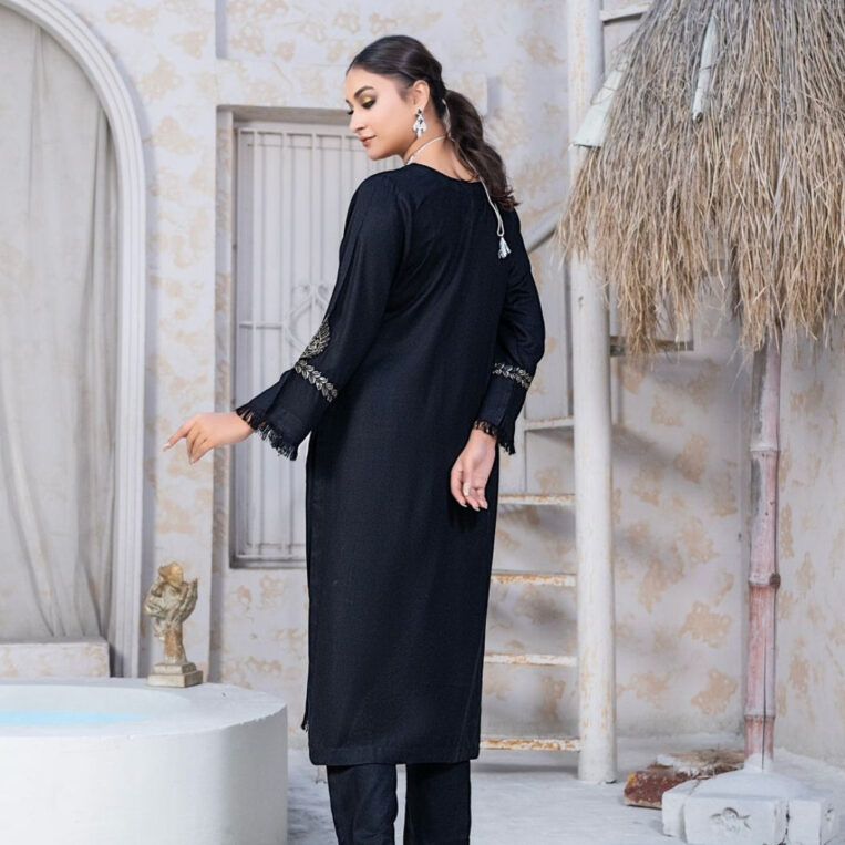 2 Piece Stitched Luxury Embroidered Suits Collection From Iqra By Anarkali - 01 - Image 3