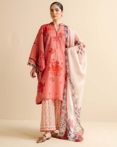 Coco Prints Drop Two By Zara Shahjahan 3 Piece Stitched Suit - 01