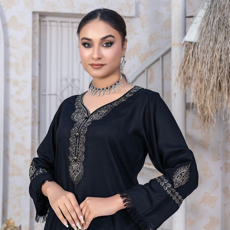 2 Piece Stitched Luxury Embroidered Suits Collection From Iqra By Anarkali - 01 - Image 4