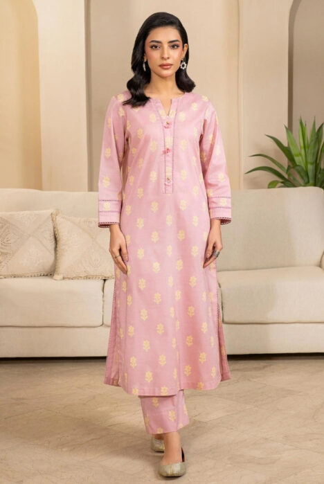 2 Pc Stitched Printed Lawn Suit By Limelight Summer Collection - 01