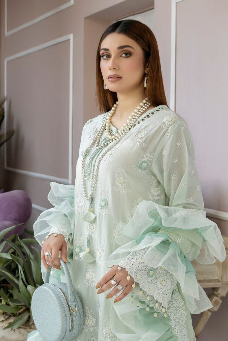Adan Libas Chantelle 3 Piece Stitched Suit - Olivia - Image 4