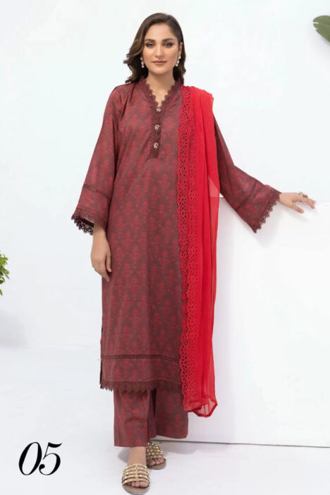 Mahee's By Riaz Arts 3 Piece Stitched Suit - 08