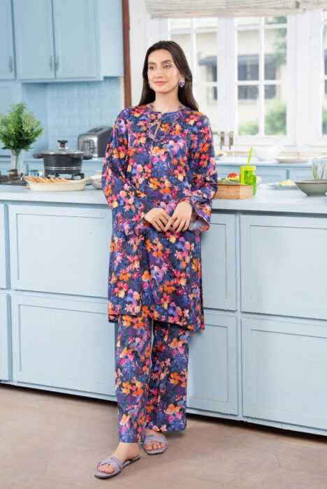 2 Piece Stitched Linen Suit From Manan By Binaas - 10
