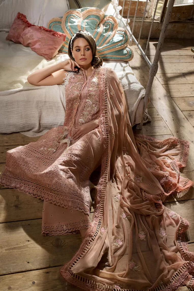 3 Piece Stitched Suit Luxury Lawn By Sobia Nazir - AN-00714 - Image 3
