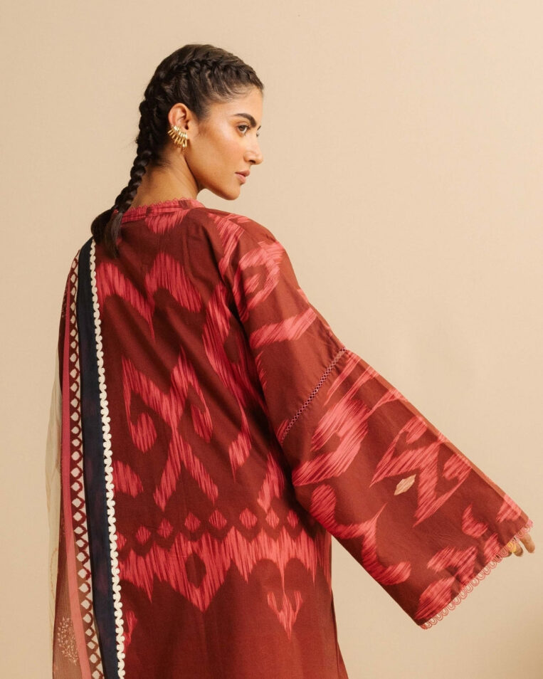 Coco Prints Drop Two By Zara Shahjahan 3 Piece Stitched Suit - 11 - Image 3