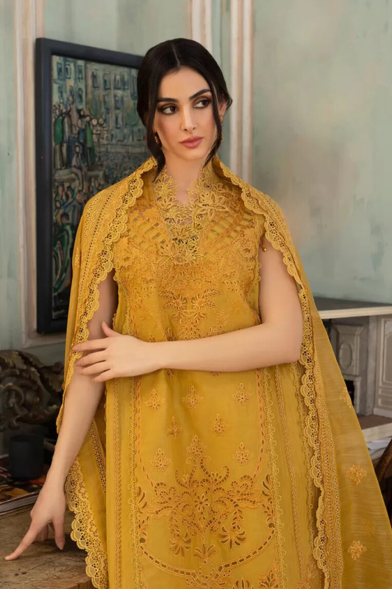 3 Piece Stitched Suit Luxury Lawn By Sobia Nazir - AN-00713 - Image 2