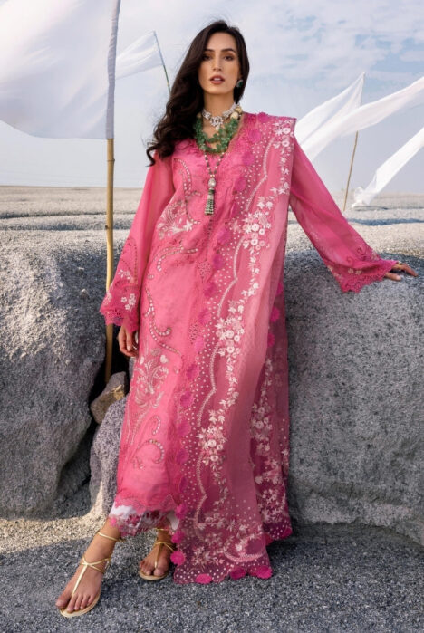 Saira Shakira 3 Piece Luxury Lawn Collection'25-SAMARA-B