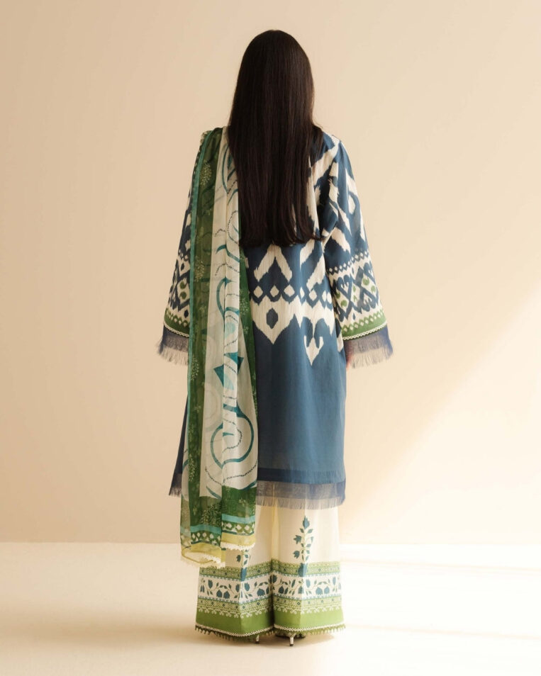 Coco Prints Drop Two By Zara Shahjahan 3 Piece Stitched Suit - 12 - Image 3