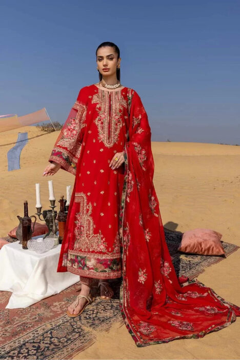 Reem By Charizma 3 Piece Stitched Suit - 05