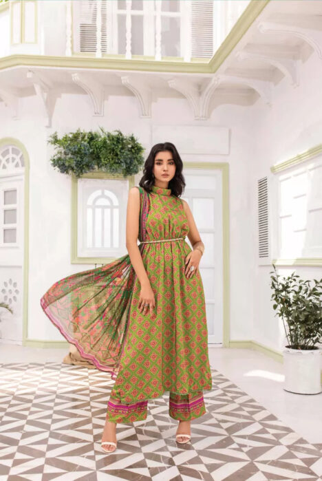 3 Piece Stitched Suits By Sakina Anarkali - 10